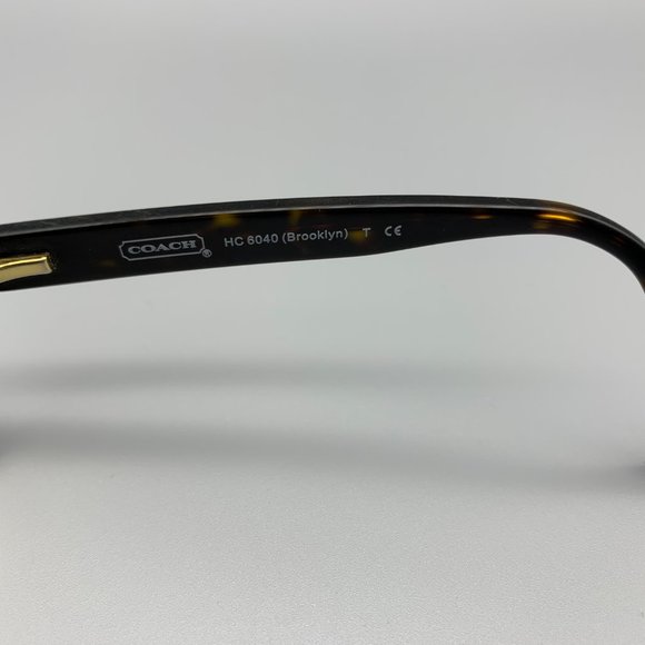 Coach HC6040 Brooklyn Dark Tortoise Full Rim Glasses - Picture 6 of 10